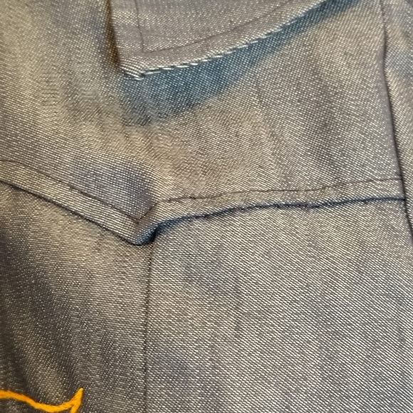 ECCLECTIC EMBROIDERED DENIM SHIRT JACKET WOMENS S/M GRAIL UNIQUE BOHO HIPPIE - Picture 5 of 9